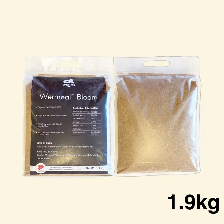 [WERMS INC] Wermeal Bloom (Mealworm casting fertiliser)