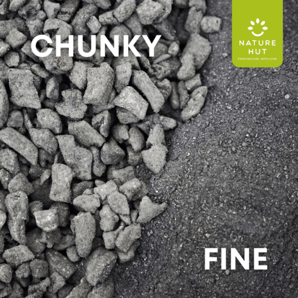 Nature Hut Organic Breathing Biochar, Fine (4L), Chunky (5L), or Large (5L) - Soil Enhancer, Use Less Fertiliser - Image 3
